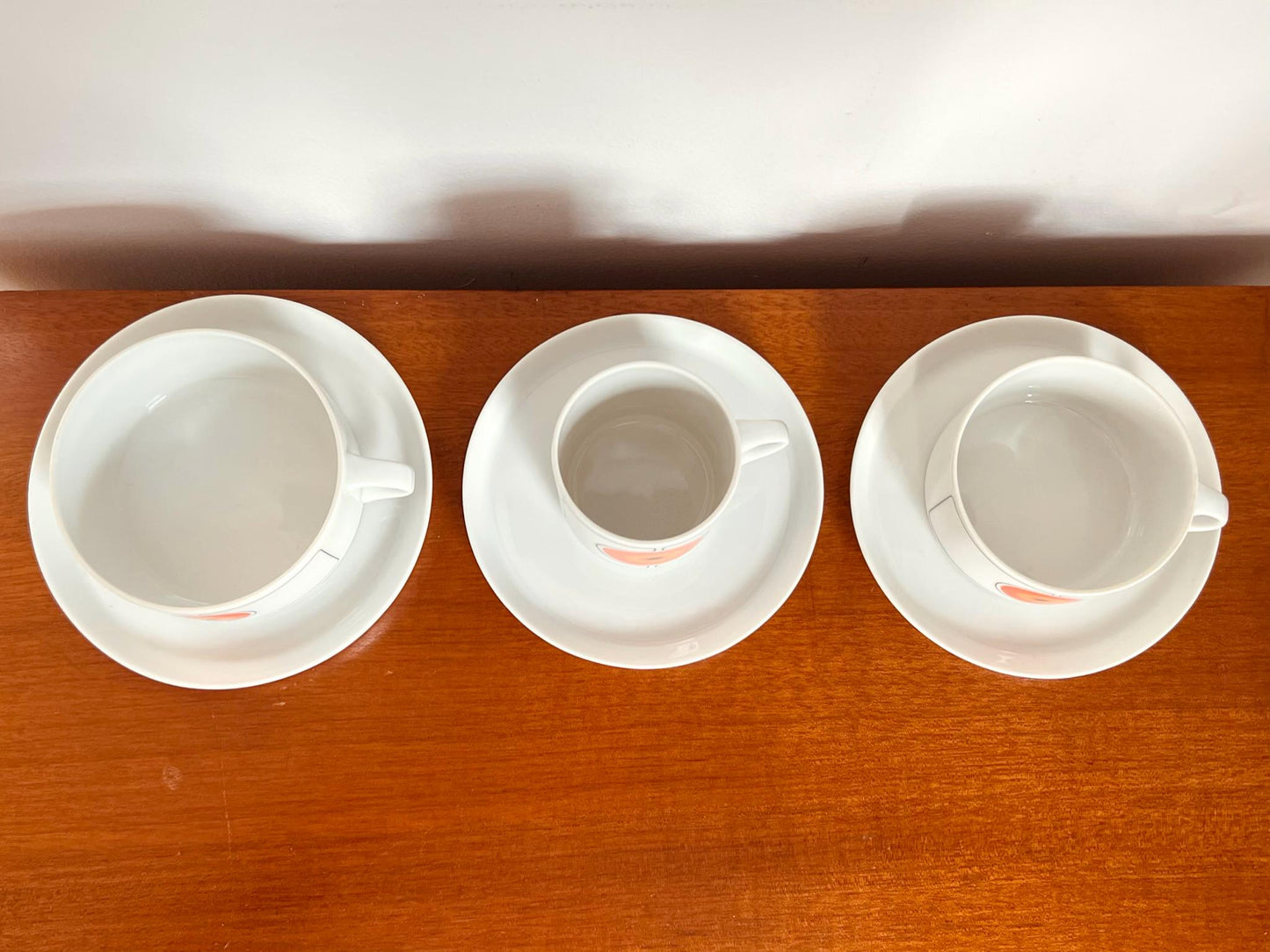 Vintage Thomas Rosenthal Eclipse 2x coffee / espresso cup + saucer | Mid-Century, 1970s