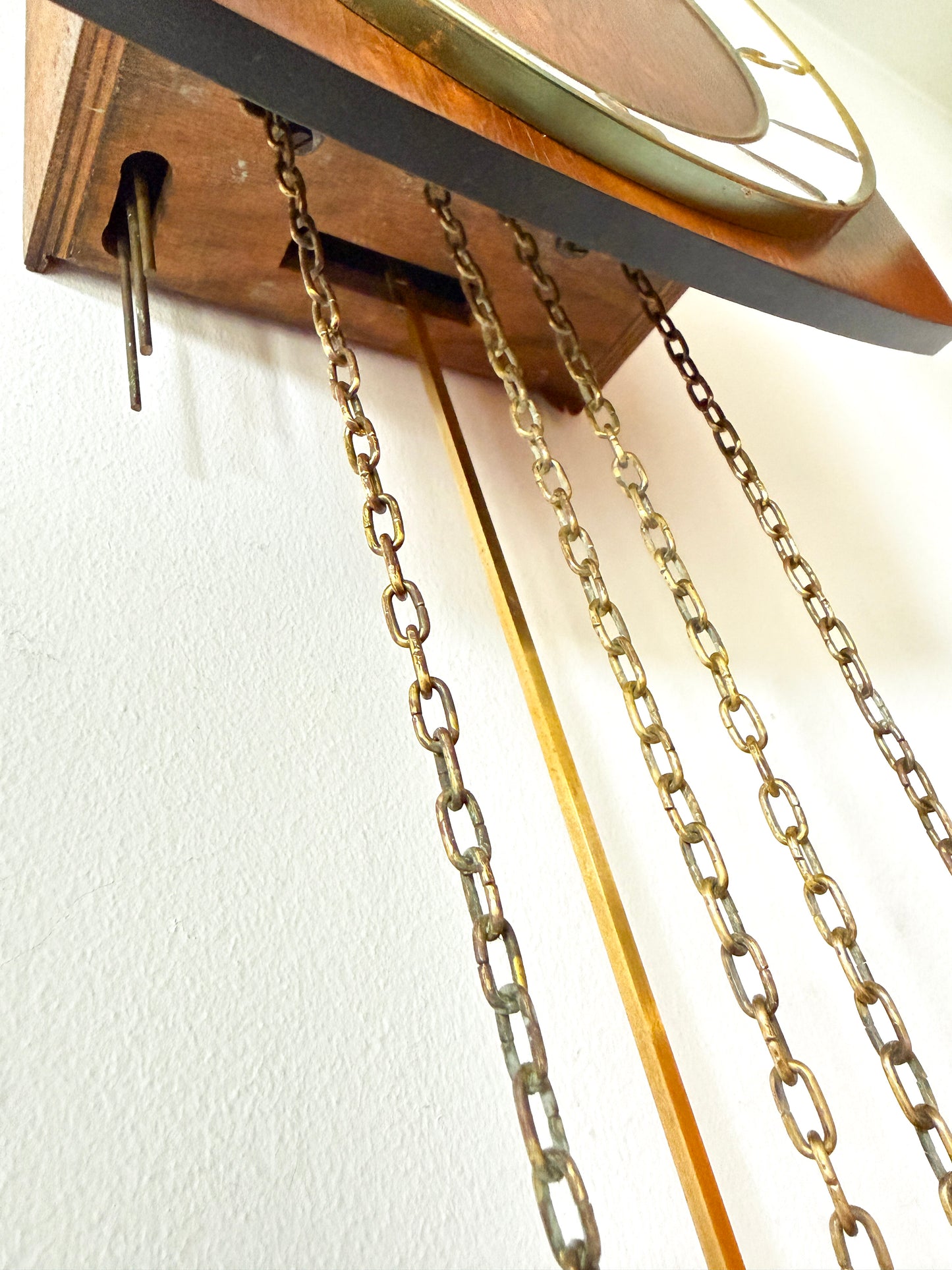 Vintage Wall Clock with Pendulum by Kieninger | Mid-Century Modern, 1960/70s