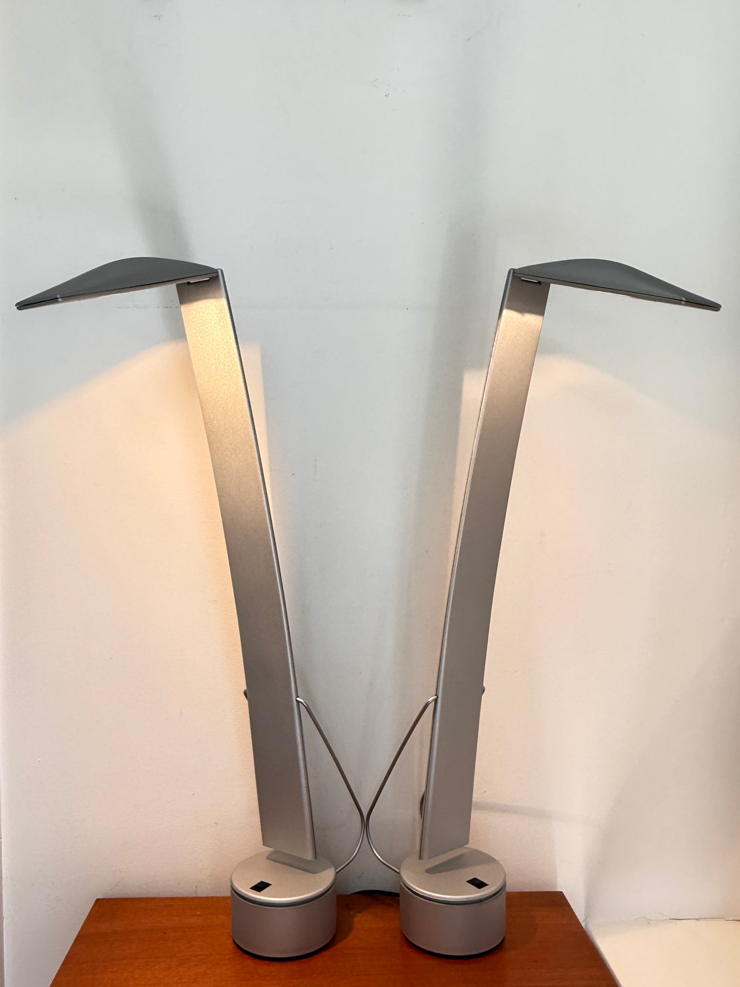 Vintage Italiana Luce Desk Lamp 'Dove' by Mario Barbaglia & Marco Colombo | Modern Italian, 1980s