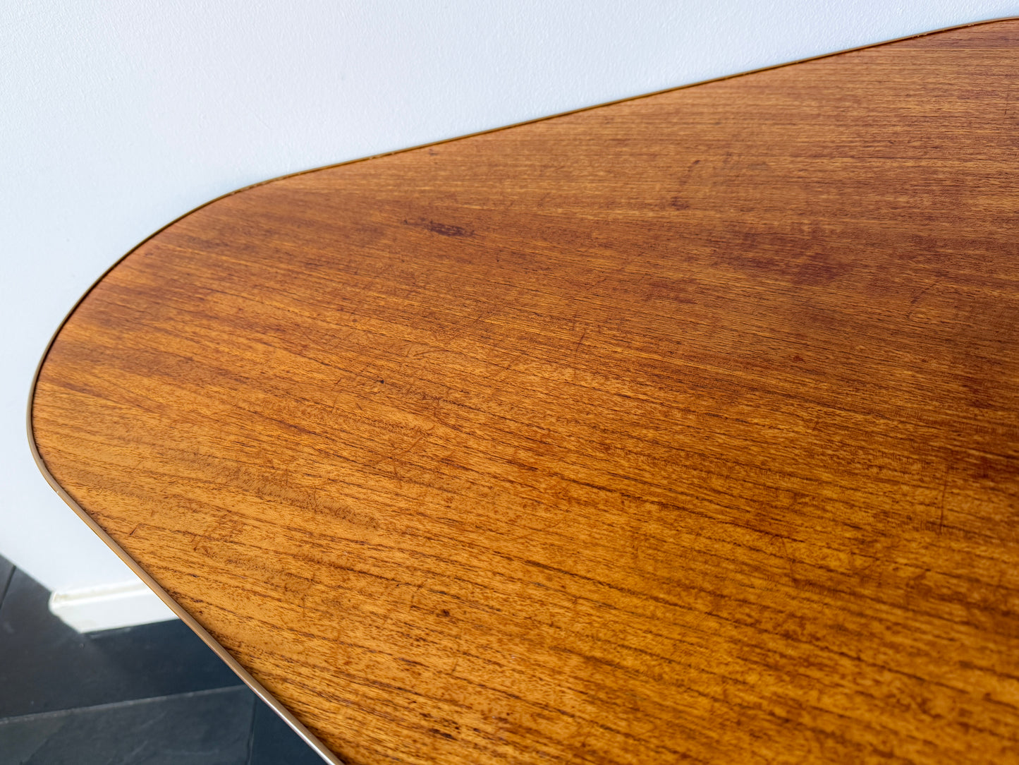 Large Asymmetrical Wooden Coffee / Side Table | Mid-Century Modern, 1960s