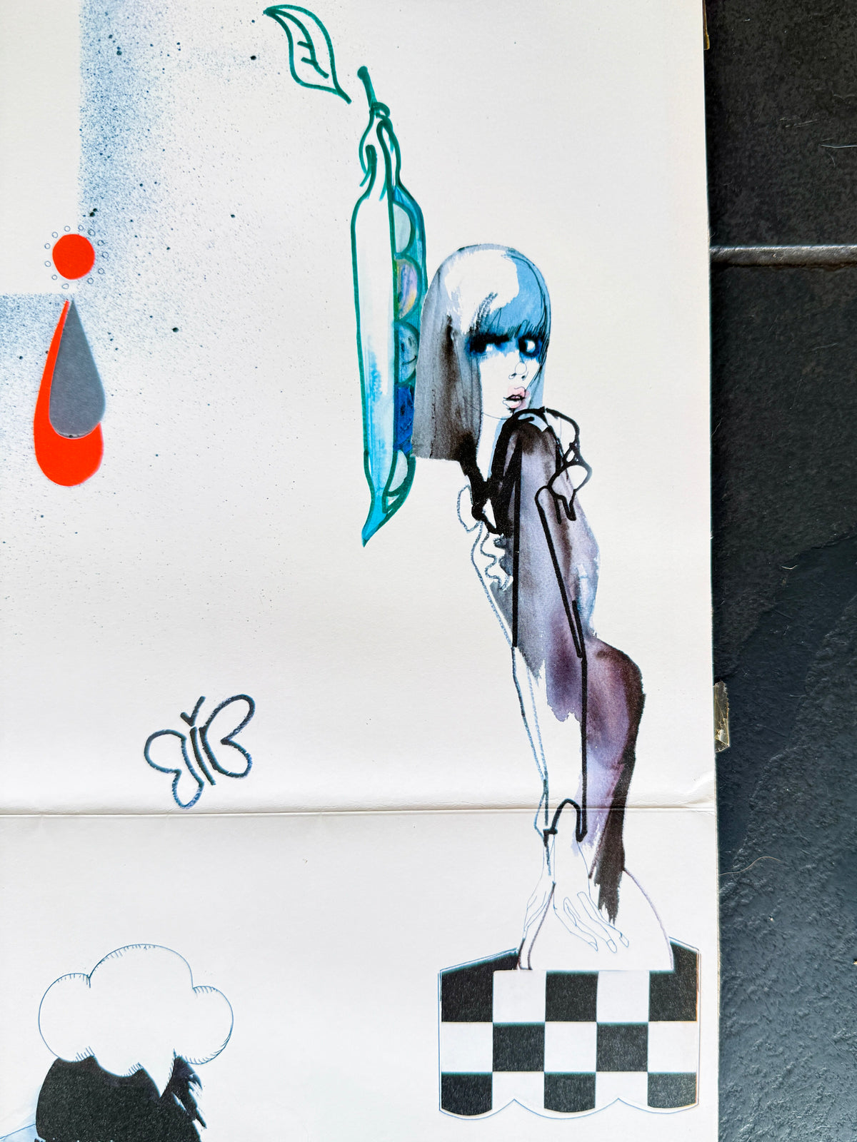 Julie Verhoeven Limited Edition Poster for Boutique by Jaeger | British Fashion Illustration, 2010