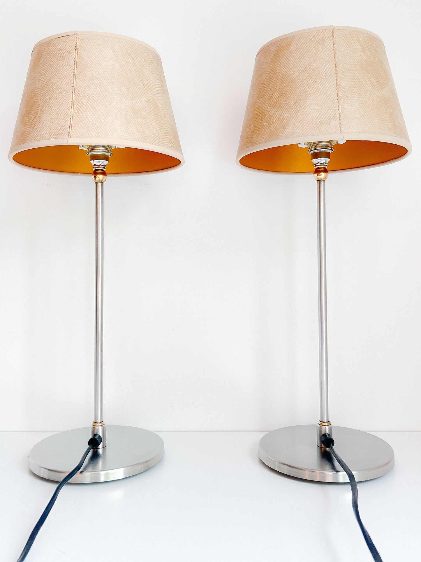 Pair of Vintage Dutch Table Lamps | Mid-Century Style