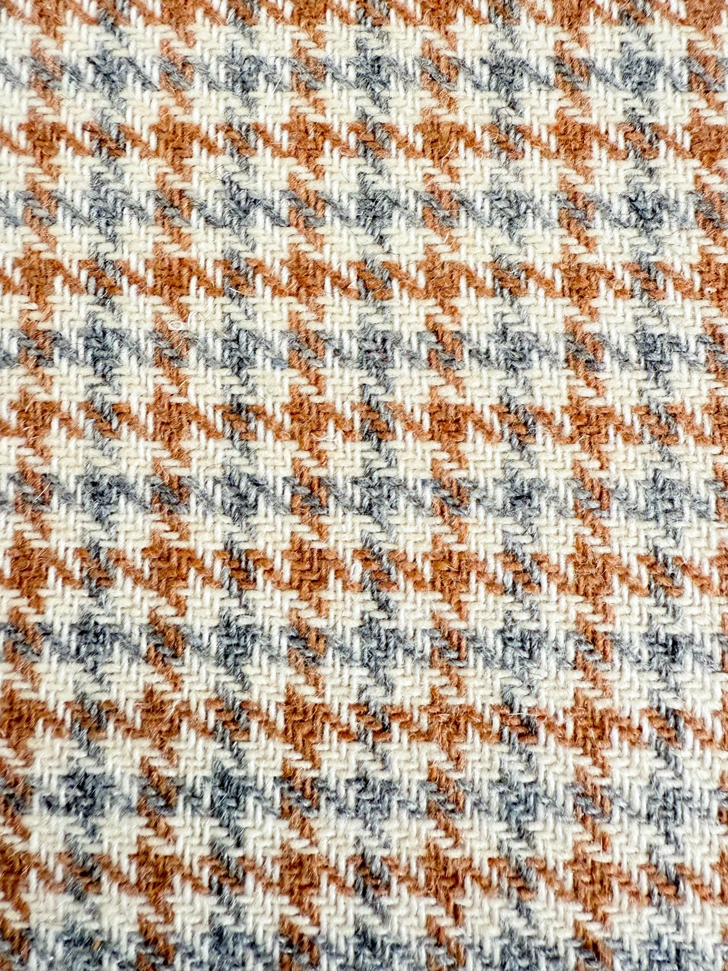 Vintage Mid-Century Footstool in Wood and Wool | Modern Scandinavian, 1970s