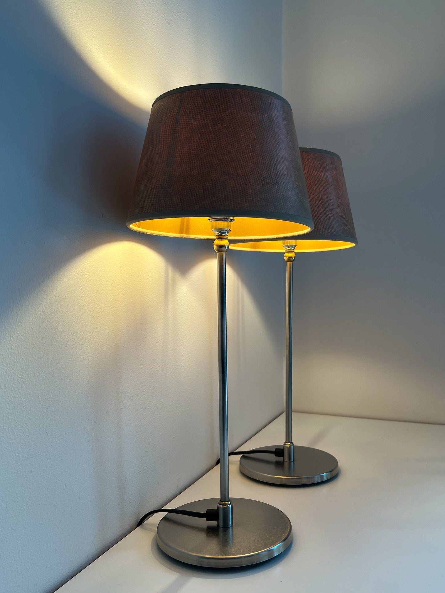 Pair of Vintage Dutch Table Lamps | Mid-Century Style