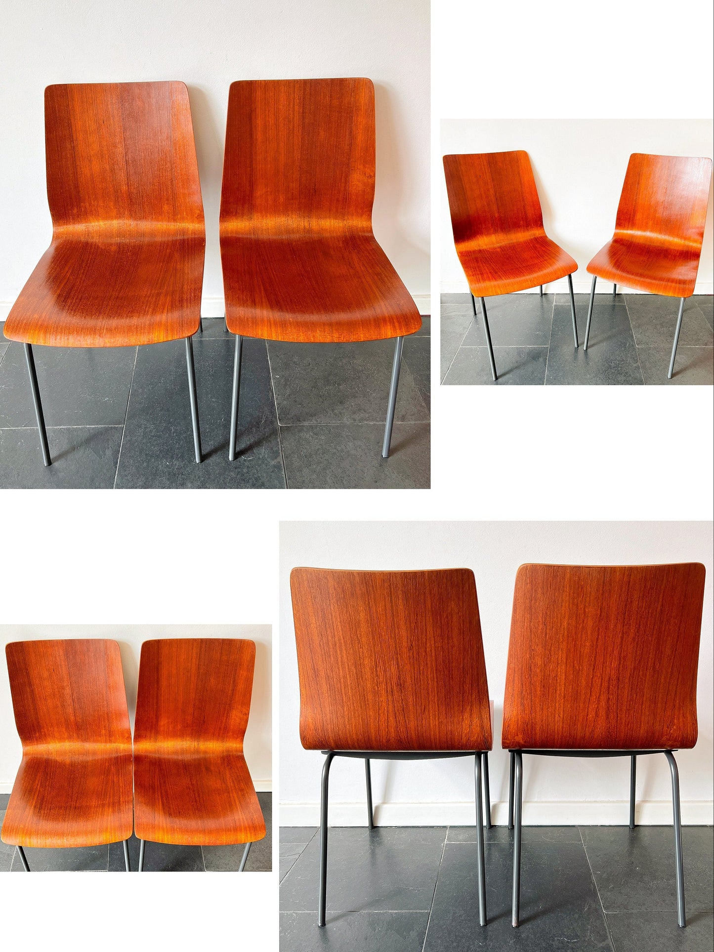 Vintage Auping Euroika Chairs by Friso Kramer | Mid-Century Modern, 1960s