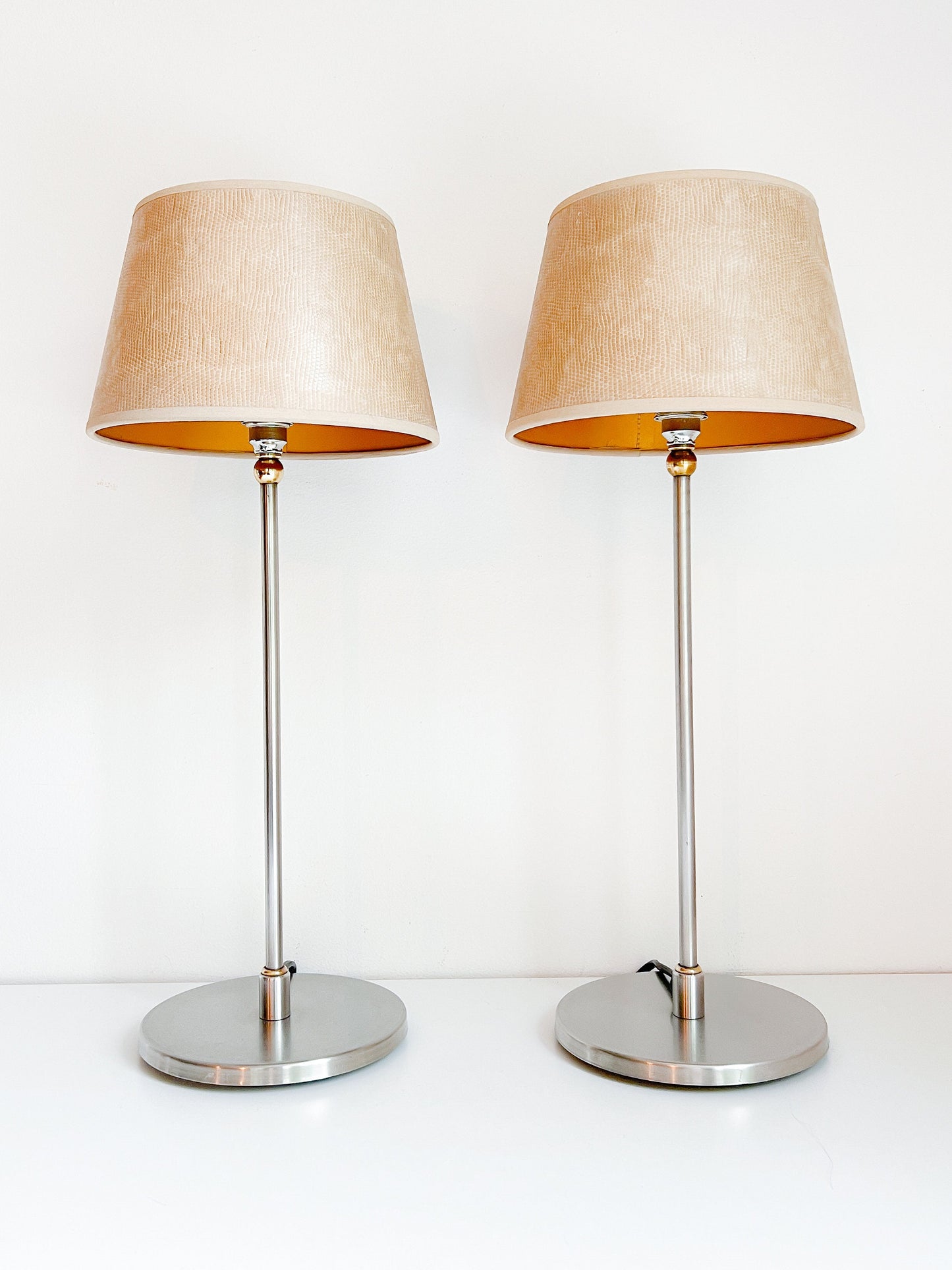 Pair of Vintage Dutch Table Lamps | Mid-Century Style