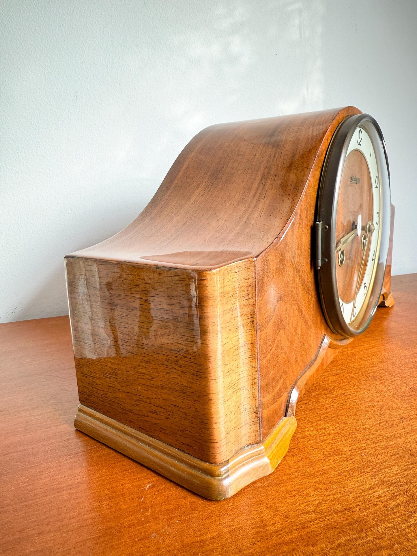 Vintage Kieninger Table / Chimney Clock | Mid-Century, 1950s