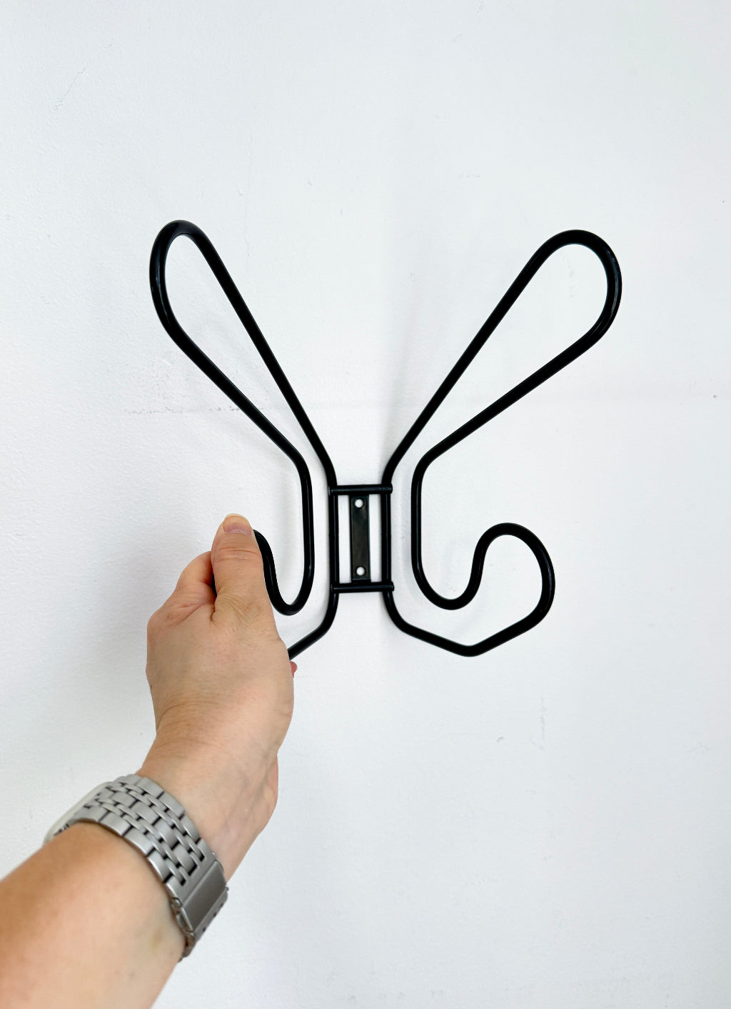Vintage IKEA FRÄN Wall-Mounted Shoe Rack and Coat Hook | Scandinavian Modern, 1980/90s