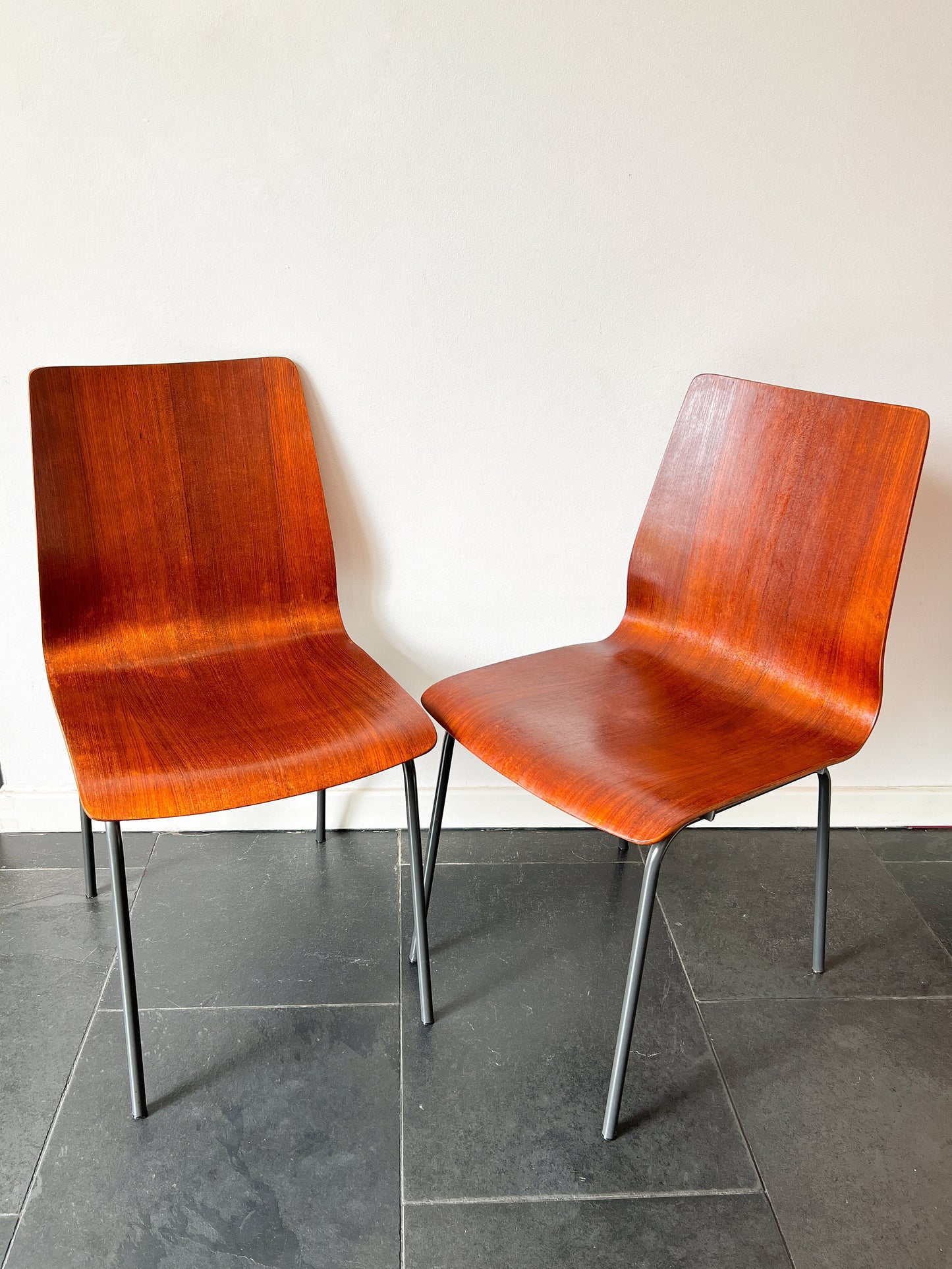Vintage Auping Euroika Chairs by Friso Kramer | Mid-Century Modern, 1960s