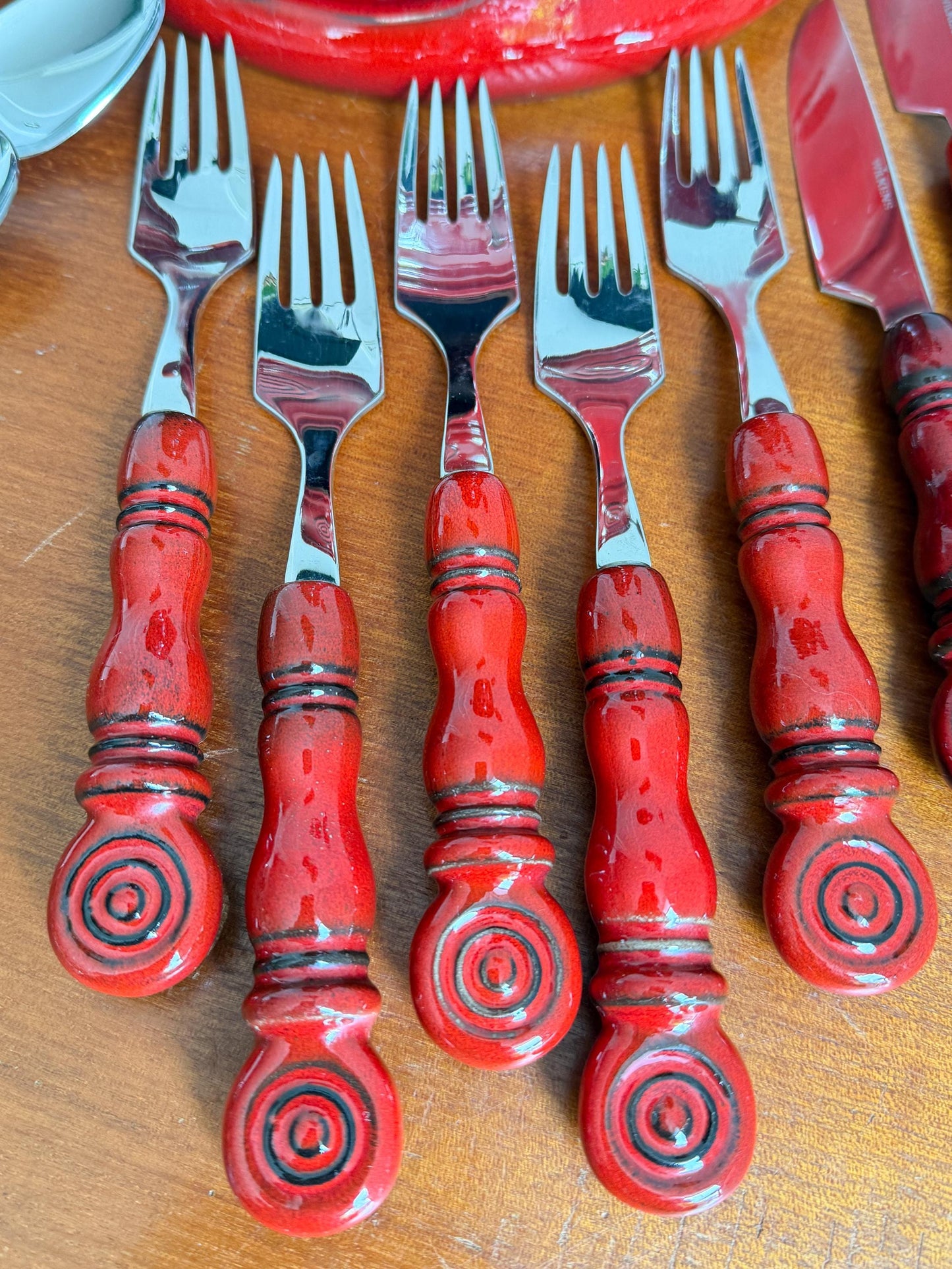 Vintage Wilkens Tirol Cutlery Set with Fondue Pot | Mid-Century, 1970s