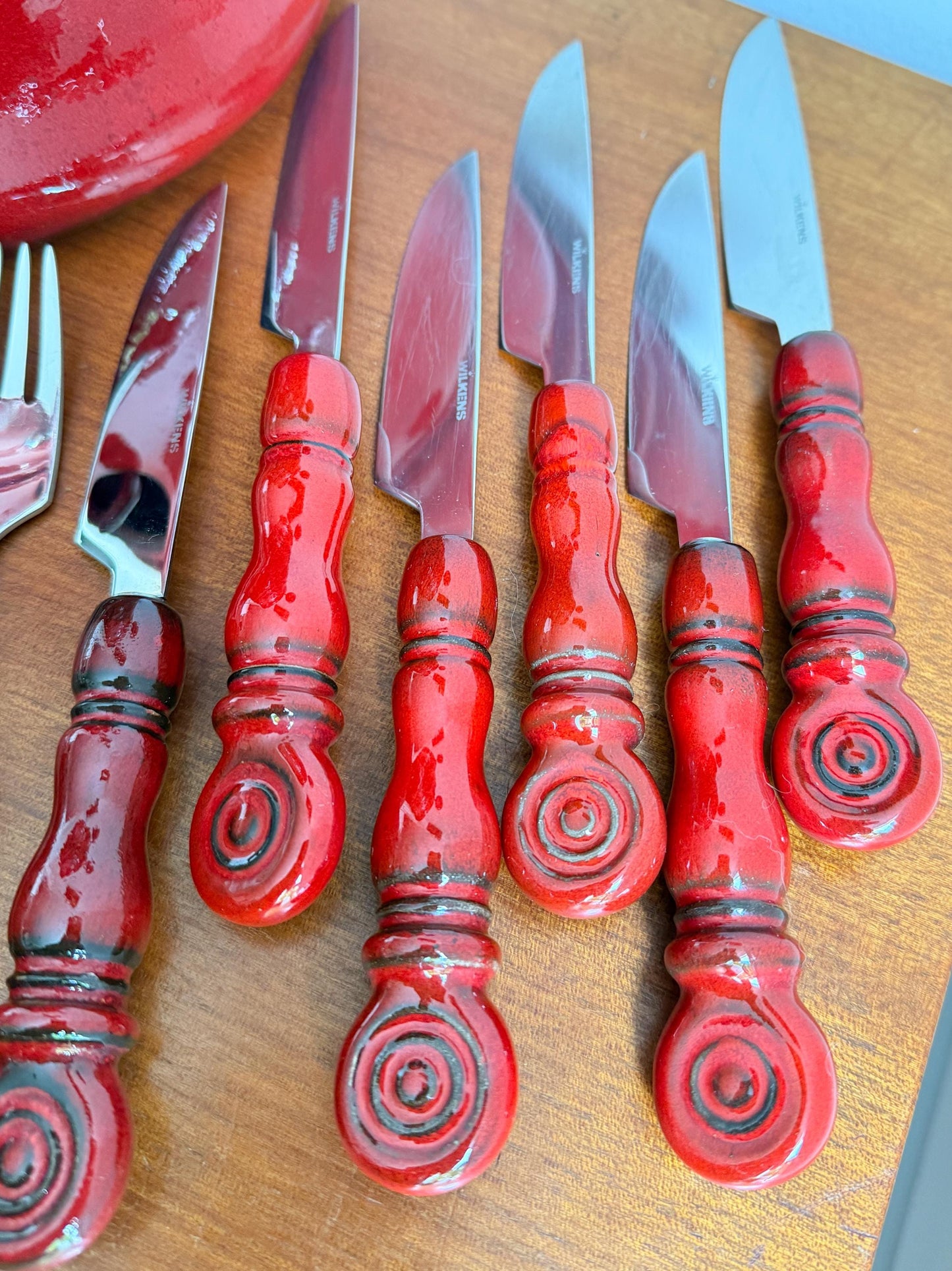 Vintage Wilkens Tirol Cutlery Set with Fondue Pot | Mid-Century, 1970s