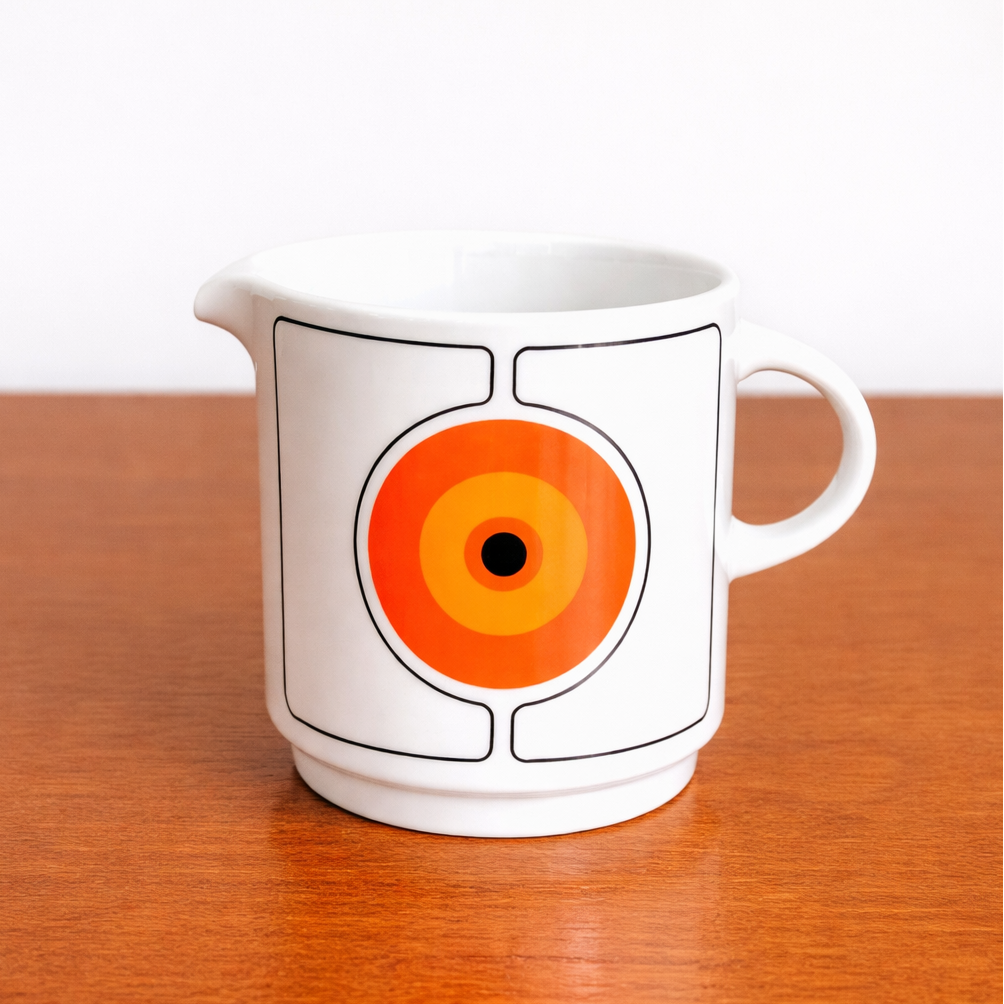 Vintage Modernist milk jug by Thomas Rosenthal, porcelain. By Vintagefindsbyrenata