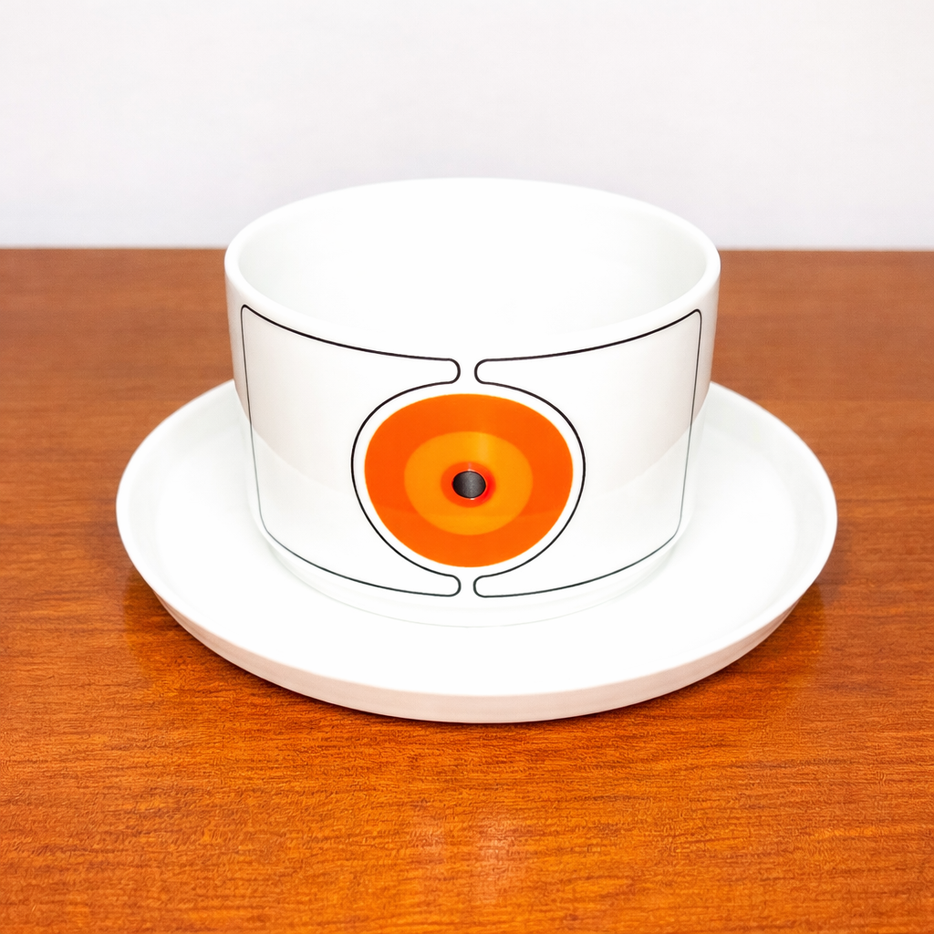 Vintage Modernist bowl by Thomas Rosenthal, porcelain. By Vintagefindsbyrenata
