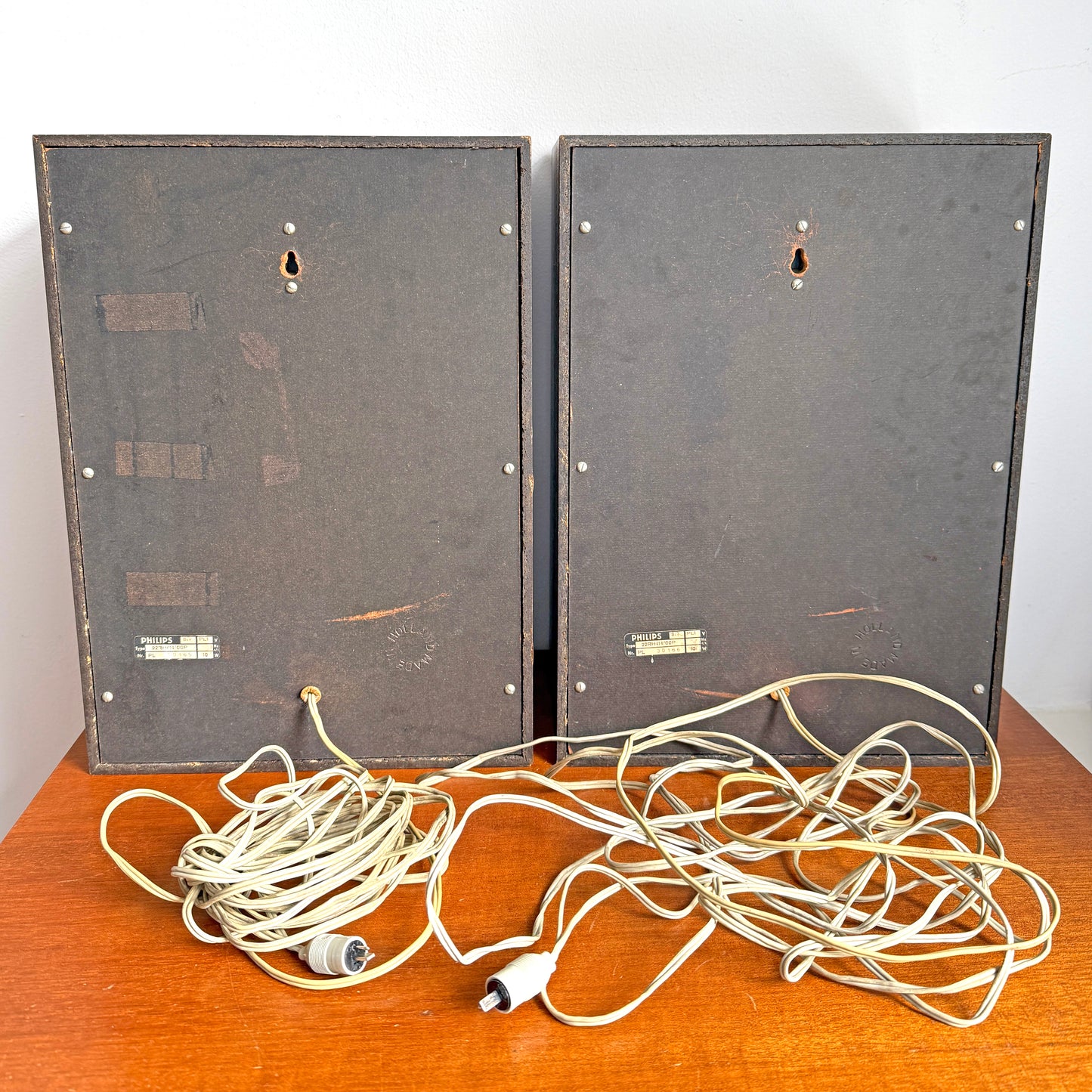 Vintage Pair of Philips Rosewood Speakers | Mid Century Modern, 1970s