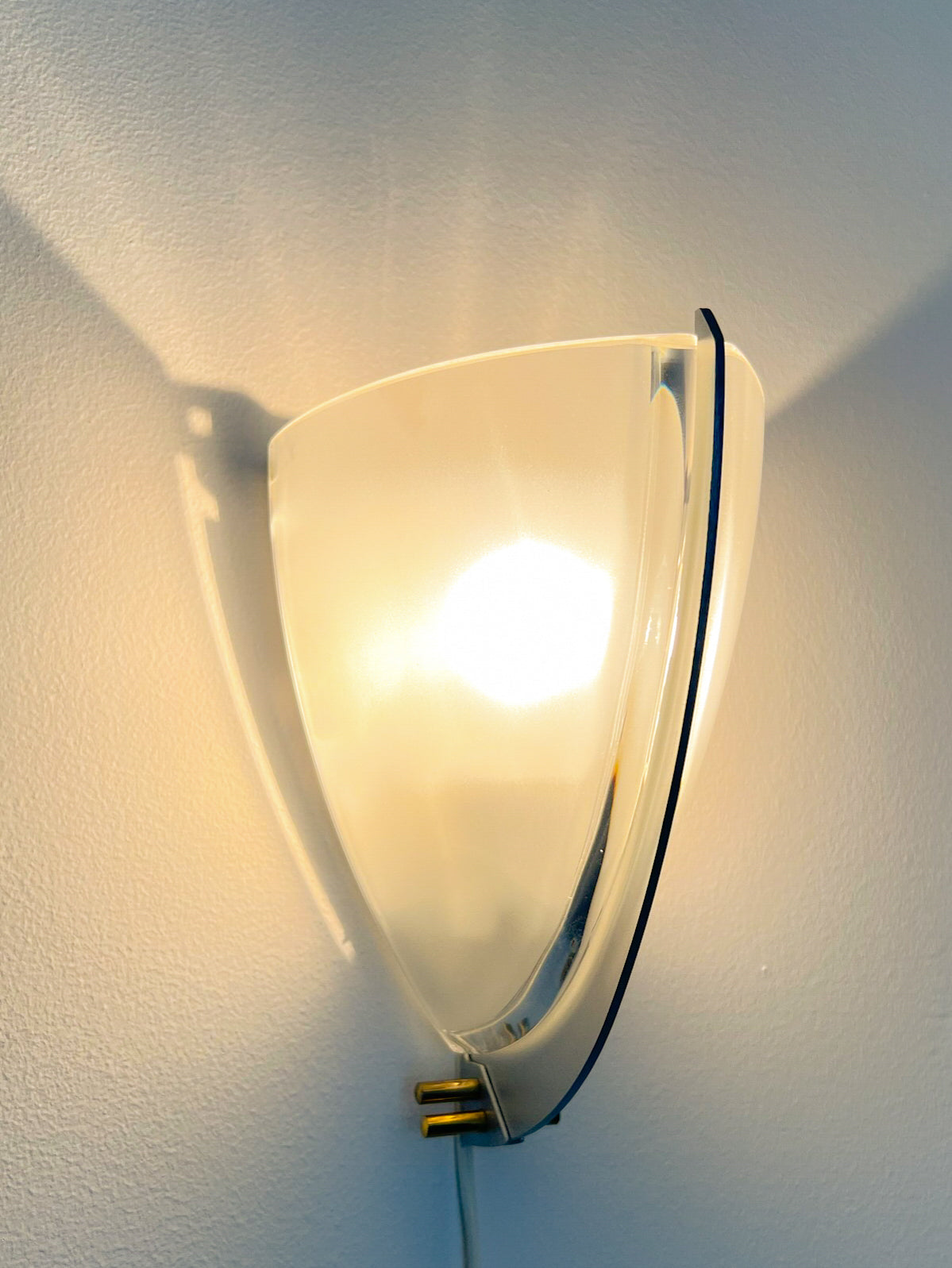 Murano Glass Wall Lamp Sconce by Ernesto Gismondi for VeArt | Italian Design, 1990s
