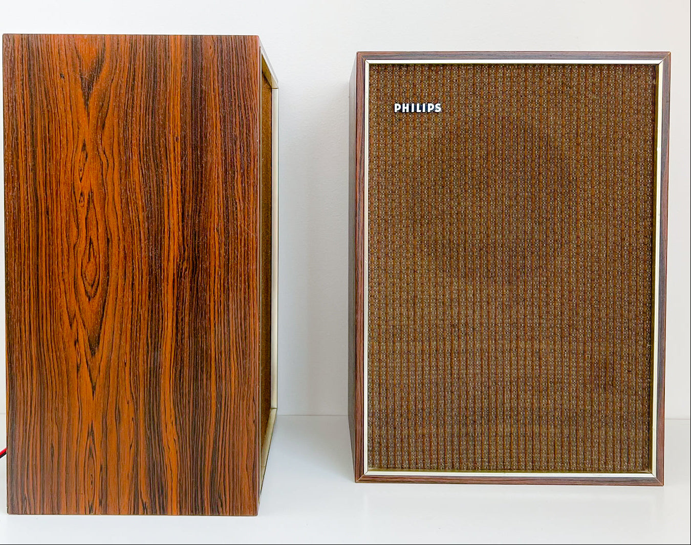 Vintage Pair of Philips Rosewood Speakers | Mid Century Modern, 1970s