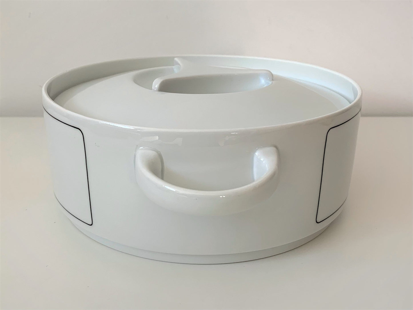 Vintage Thomas Rosenthal Eclipse Serving Dish With Handles | Mid-Century, 1970s