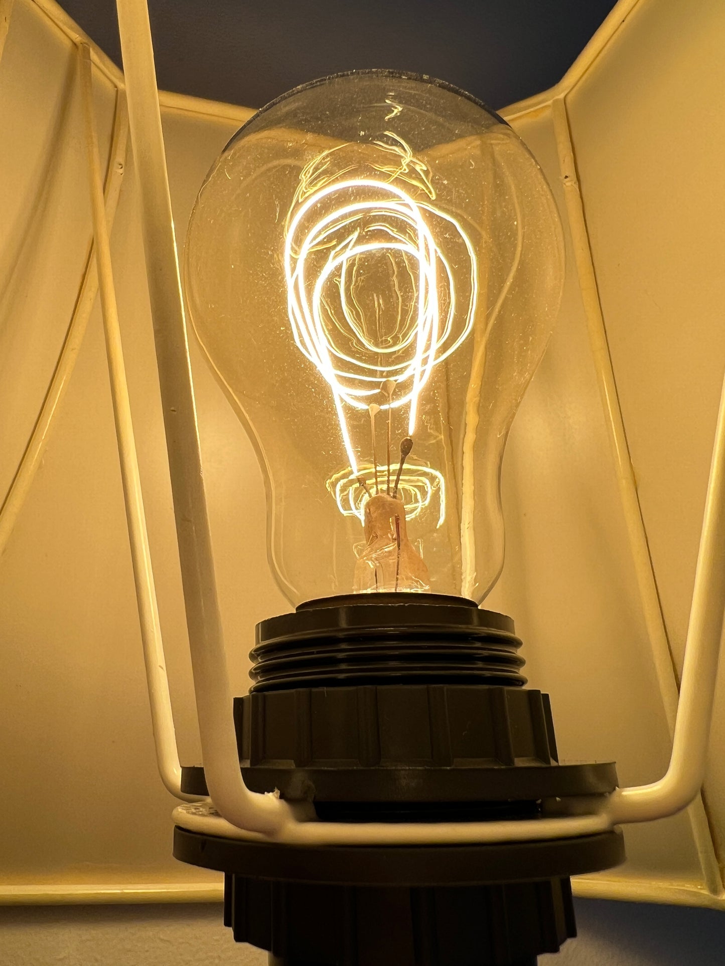 Vintage XL Brass Table Lamp by Kullmann | Mid-Century Empire Style, 1970s