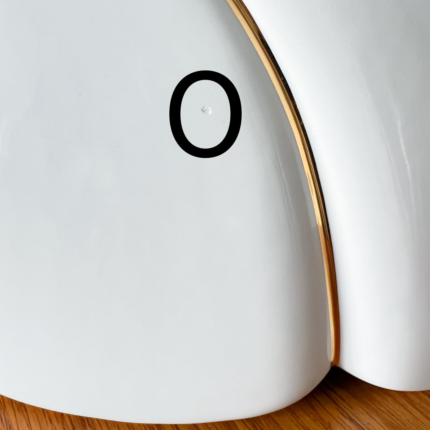 Vintage XL Ceramic Pendant Lamp attributed to Tommaso Barbi | Hollywood Regency, 1970s