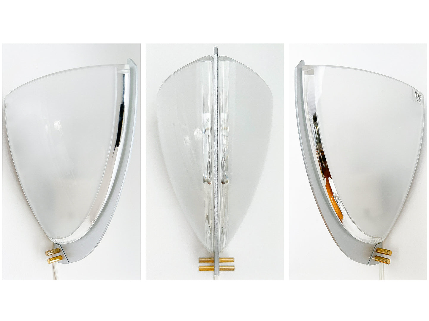 Murano Glass Wall Lamp Sconce by Ernesto Gismondi for VeArt | Italian Design, 1990s