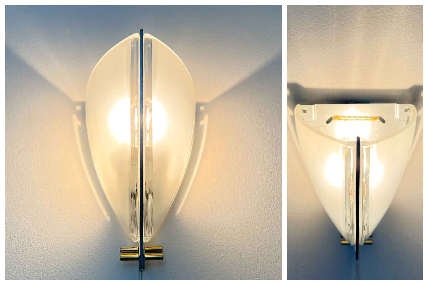 Murano Glass Wall Lamp Sconce by Ernesto Gismondi for VeArt | Italian Design, 1990s