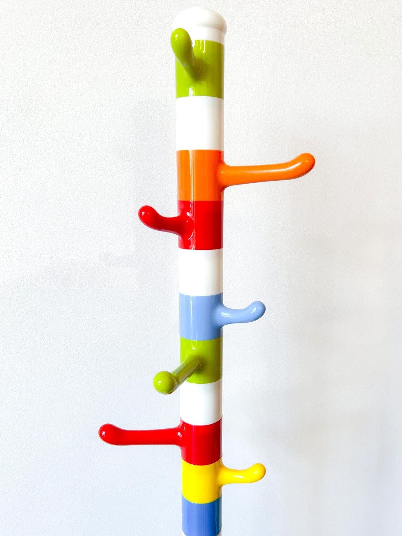 Vintage IKEA Krokig Modular Coat Rack design by A. Huldén & S. Dahlman | Post-modern Memphis Style, 1990s