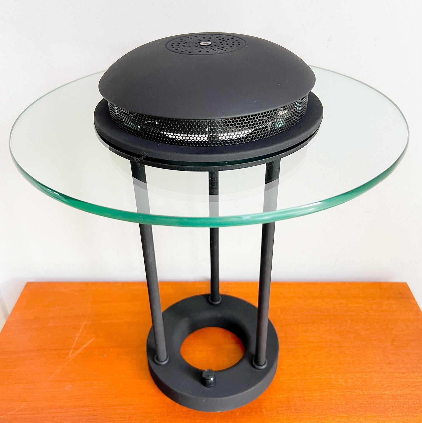 Vintage Saturn Banker's Desk Lamp by Robert Sonneman | Space Age Style, 1980s