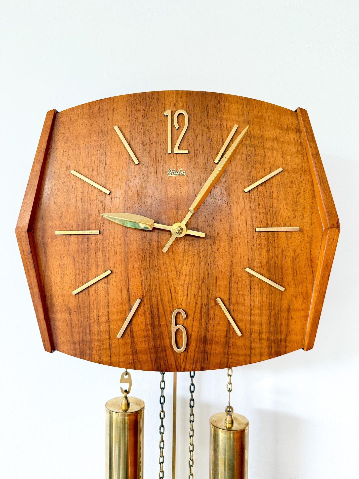 Vintage Wuba Pendulum Wall Clock | Mid-Century Modern, 1960/70s