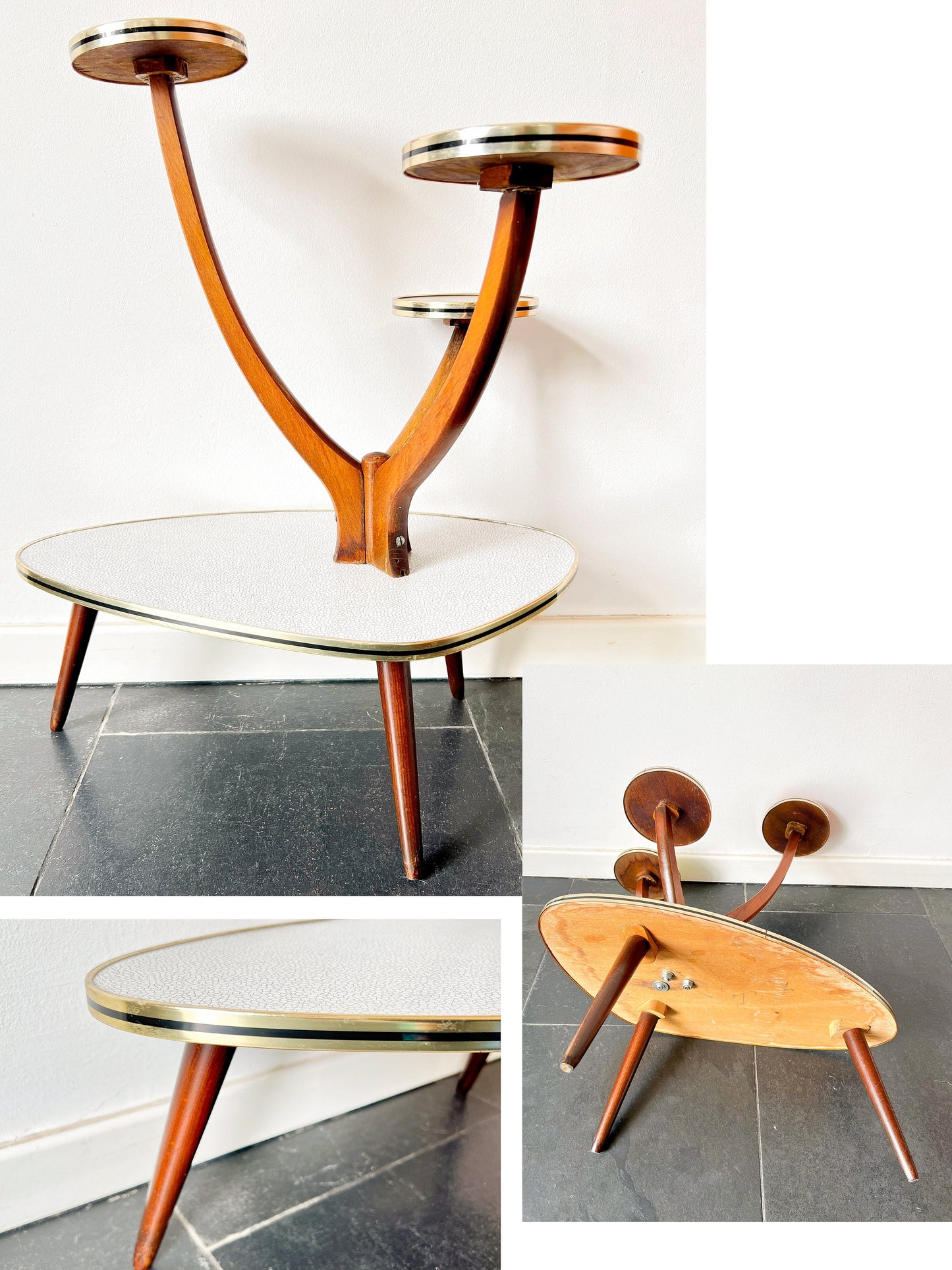 Vintage West-Germany Plant Stand | Mid-Century Modern, 1950/60s