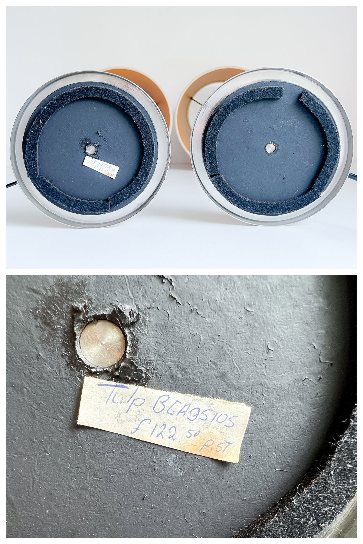 Pair of Vintage Dutch Table Lamps | Mid-Century Style