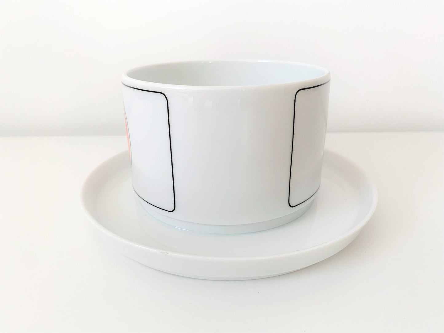 Vintage Thomas Rosenthal Eclipse Bowl with Saucer | Mid-Century, 1970s
