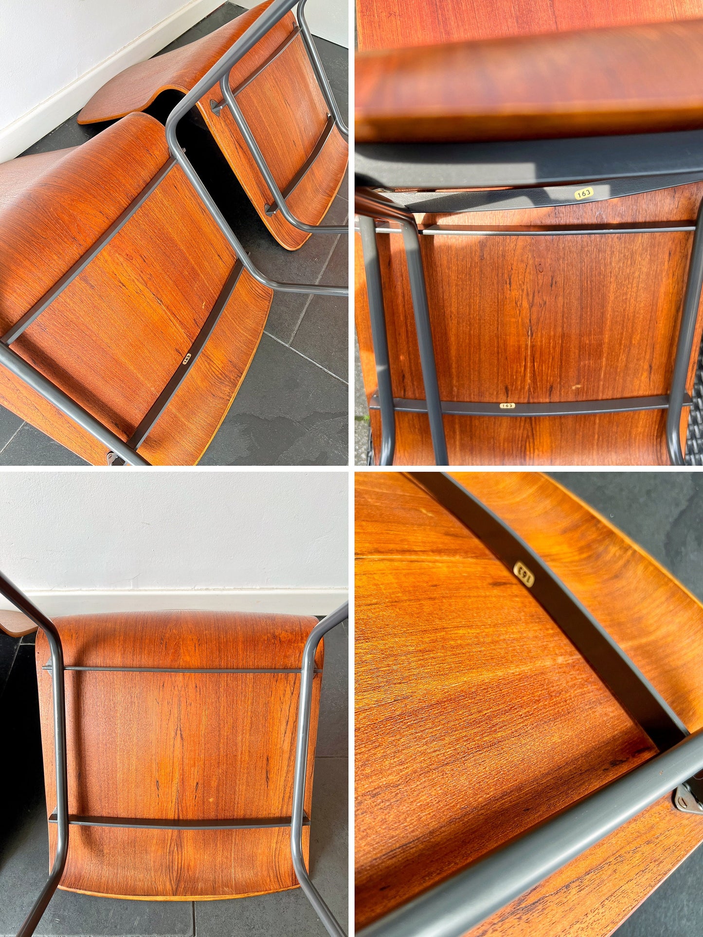 Vintage Auping Euroika Chairs by Friso Kramer | Mid-Century Modern, 1960s