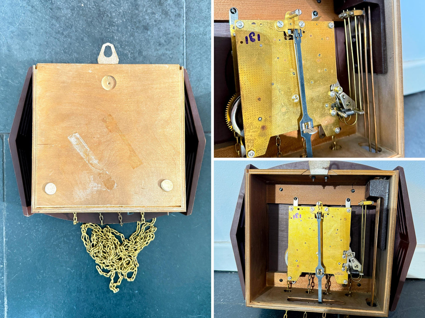 Vintage Wuba Pendulum Wall Clock | Mid-Century Modern, 1960/70s