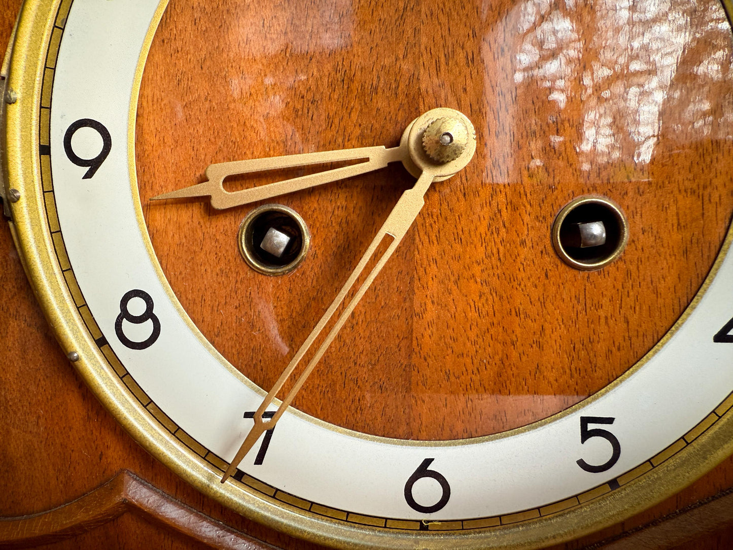 Vintage Kieninger Table / Chimney Clock | Mid-Century, 1950s