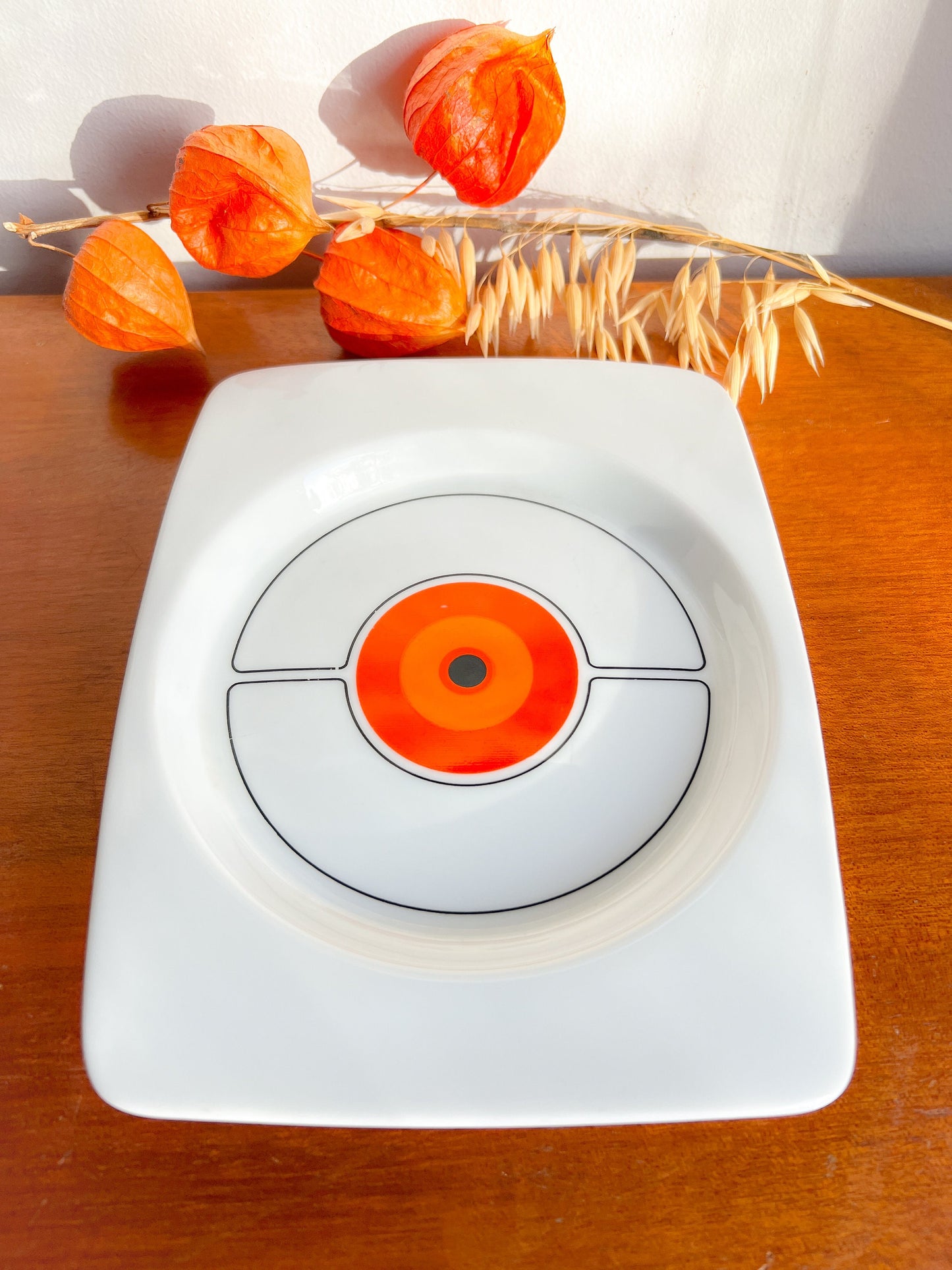 Vintage Thomas Rosenthal Eclipse Rectangular Serving Platter – Size Medium | Mid-Century, 1970s