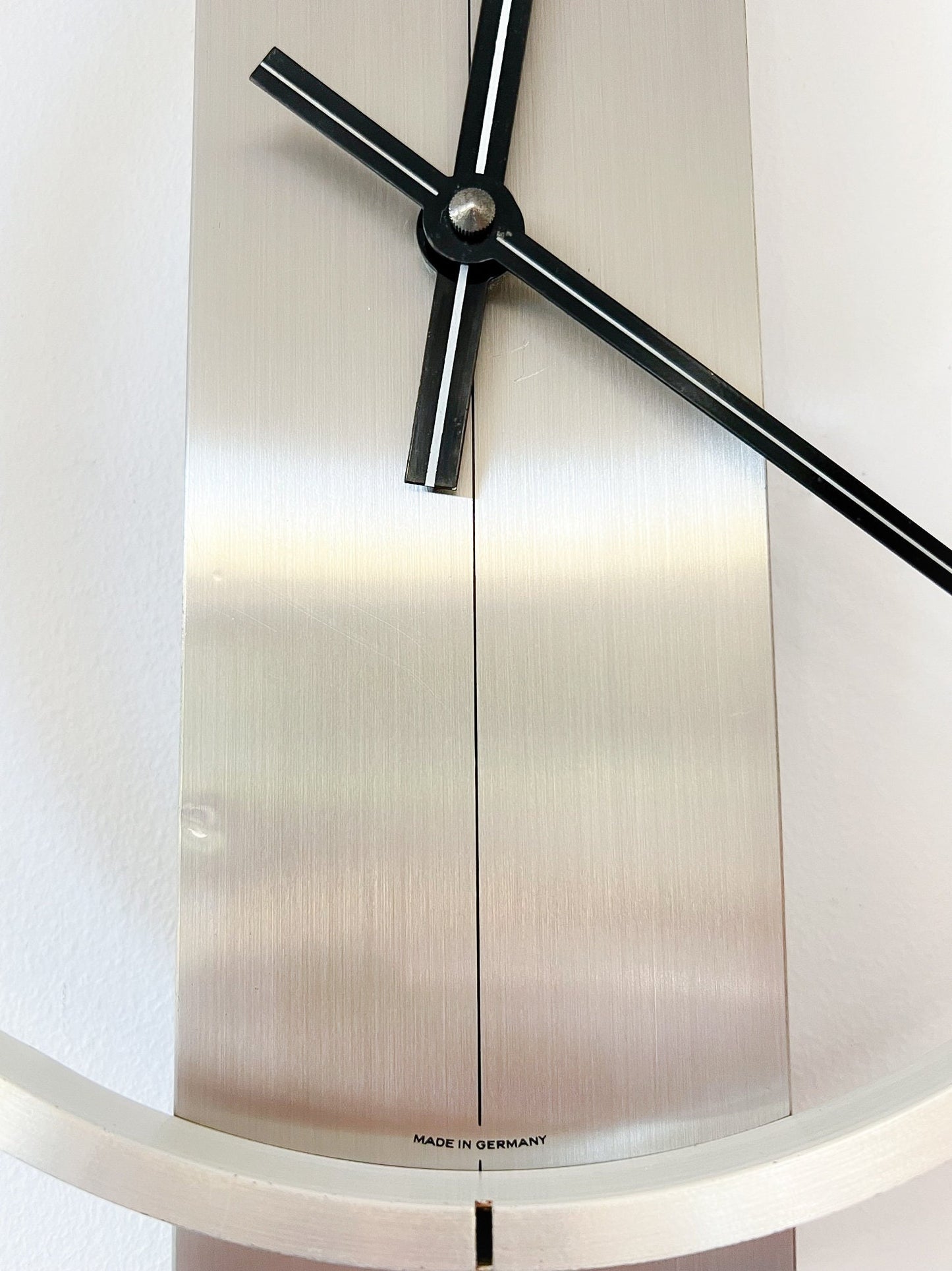 Nickeled Wall Clock by Kienzle | Mid-Century Modern, 1960s