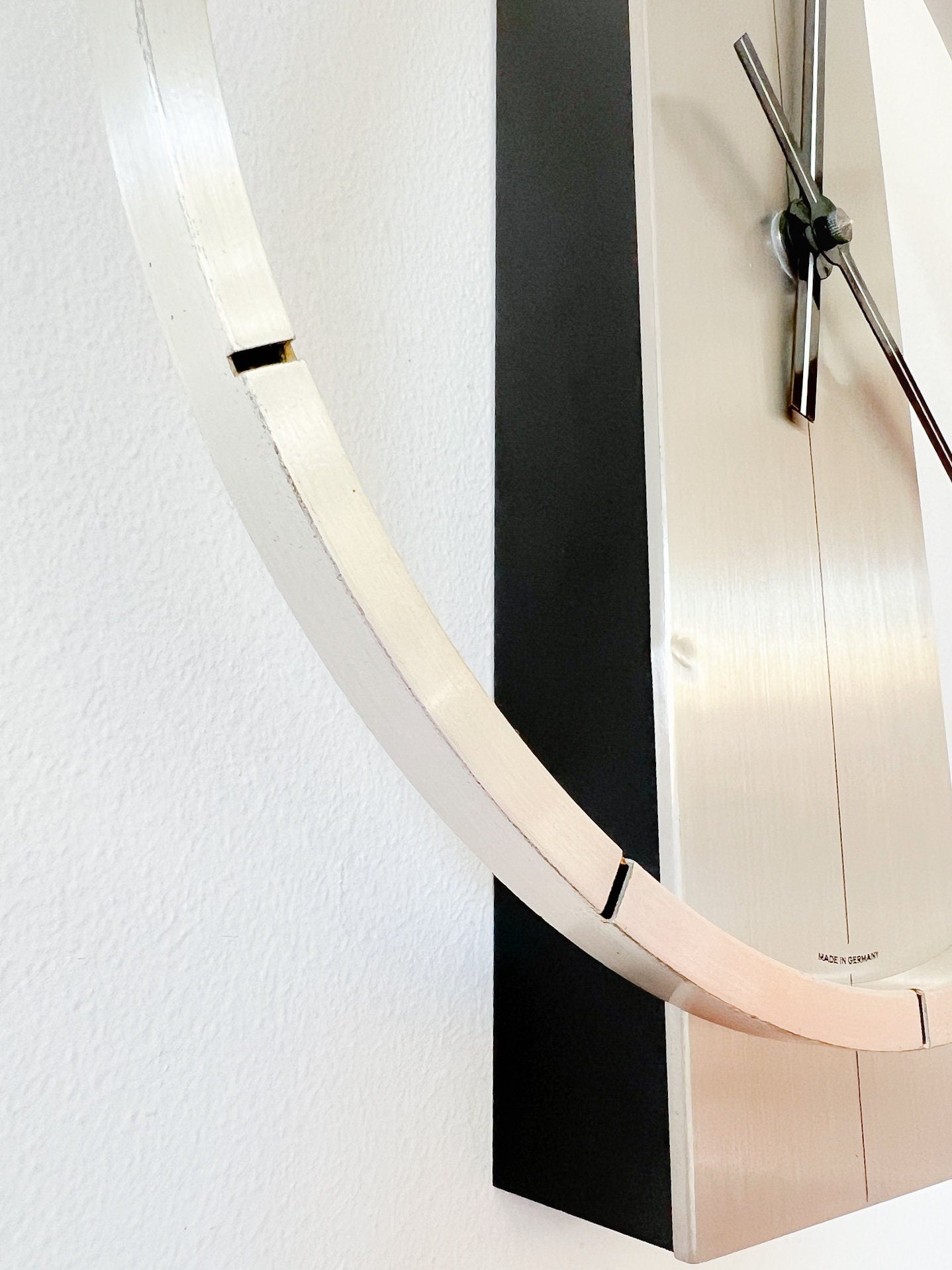 Nickeled Wall Clock by Kienzle | Mid-Century Modern, 1960s
