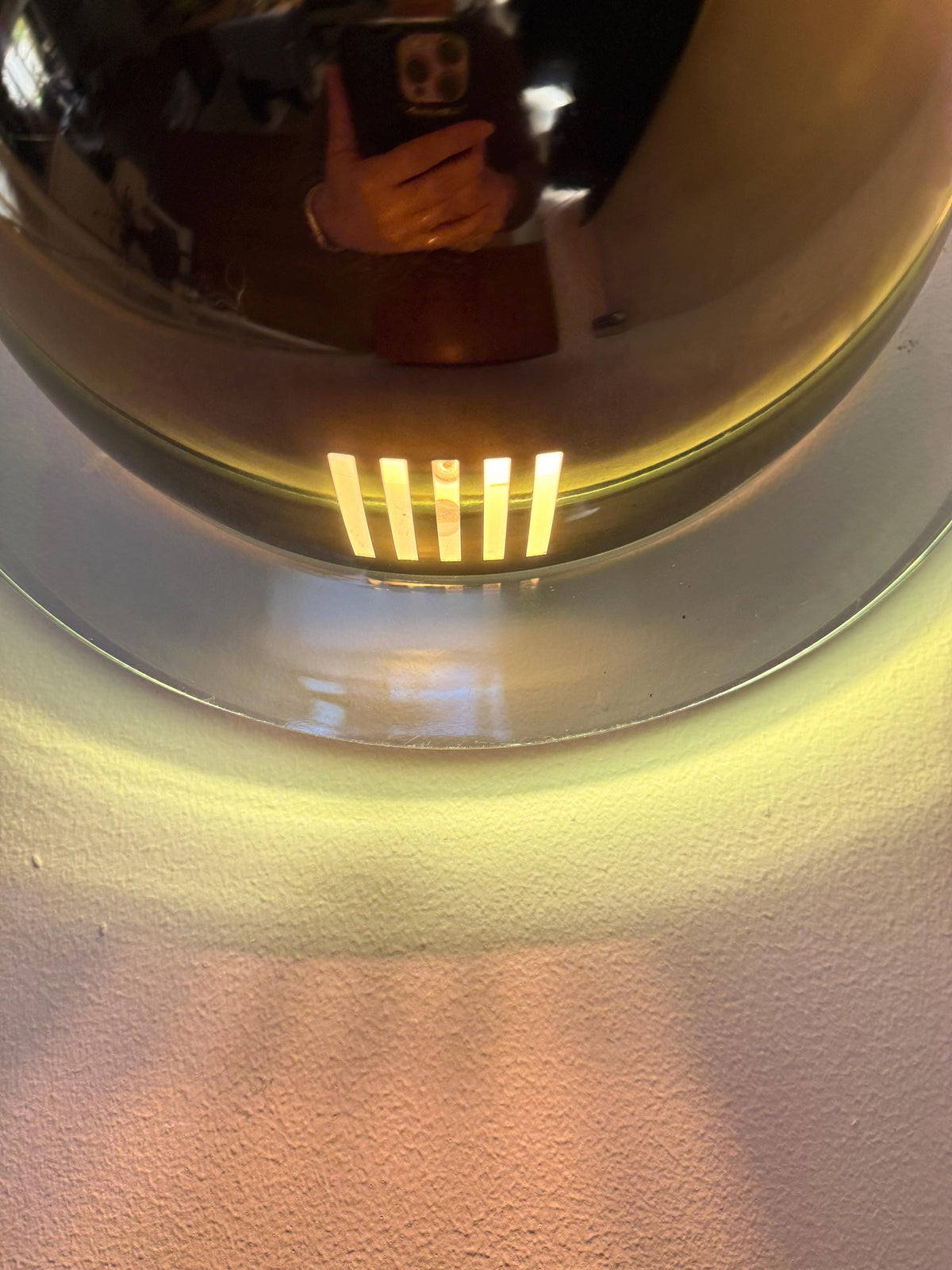 Vintage Wall Sconce by Happy Light | Space Age, 1970/80s
