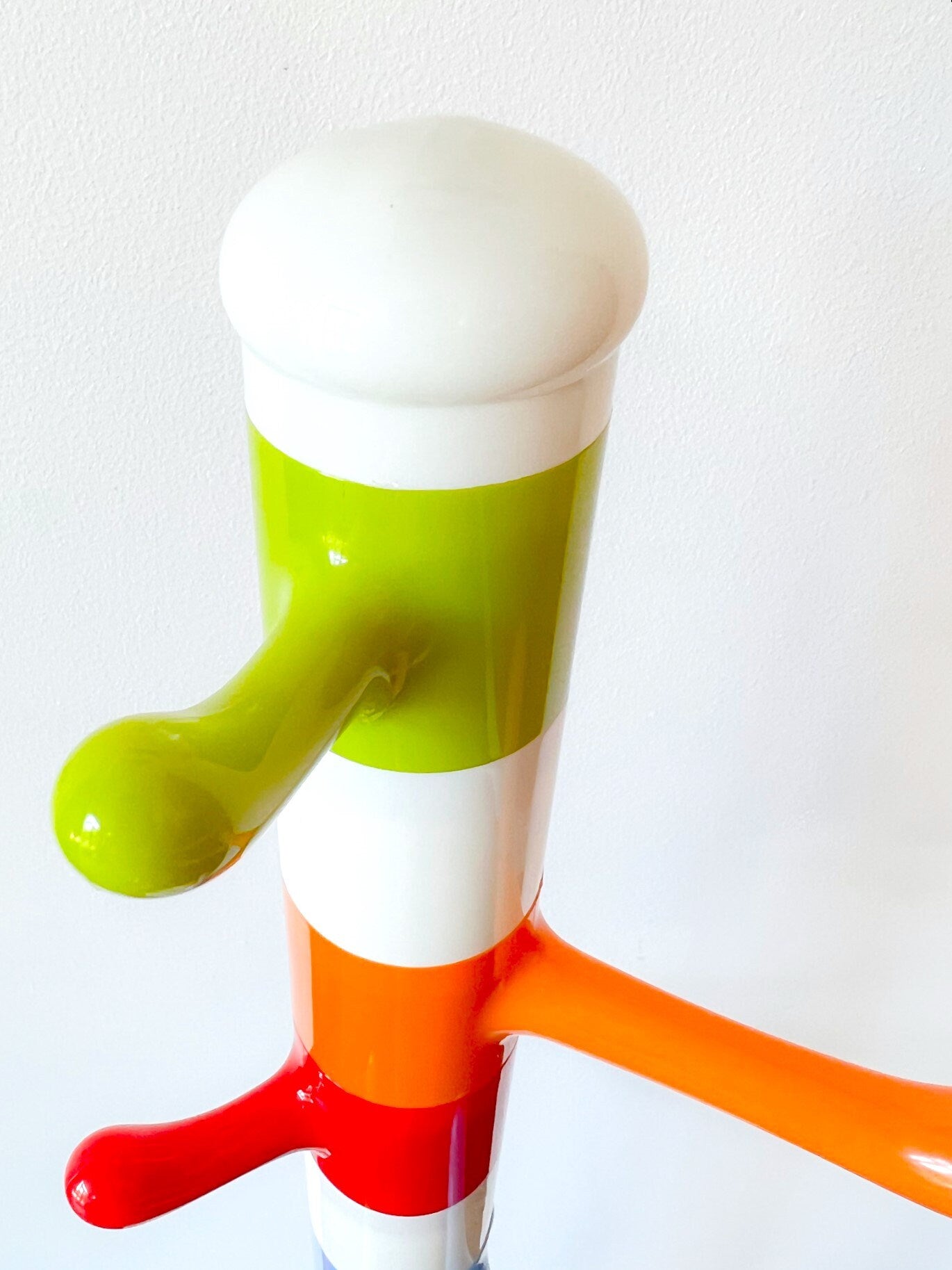 Vintage IKEA Krokig Modular Coat Rack design by A. Huldén & S. Dahlman | Post-modern Memphis Style, 1990s