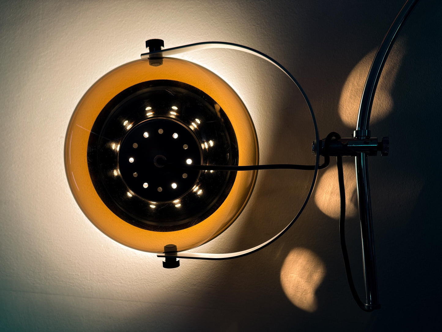 Mushroom Wall Arc Lamp by Dijkstra | Mid-Century Style