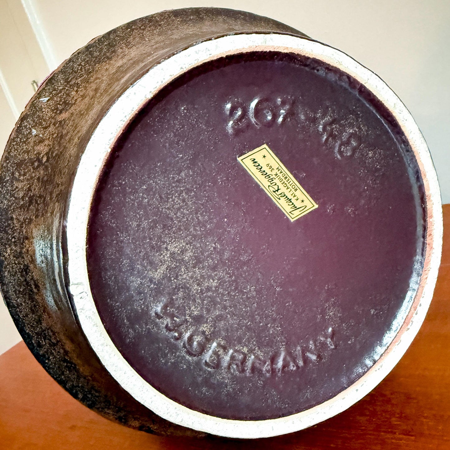 Vintage Scheurich West Germany XXL Pagode Ceramic Vase | Mid-Century Pottery