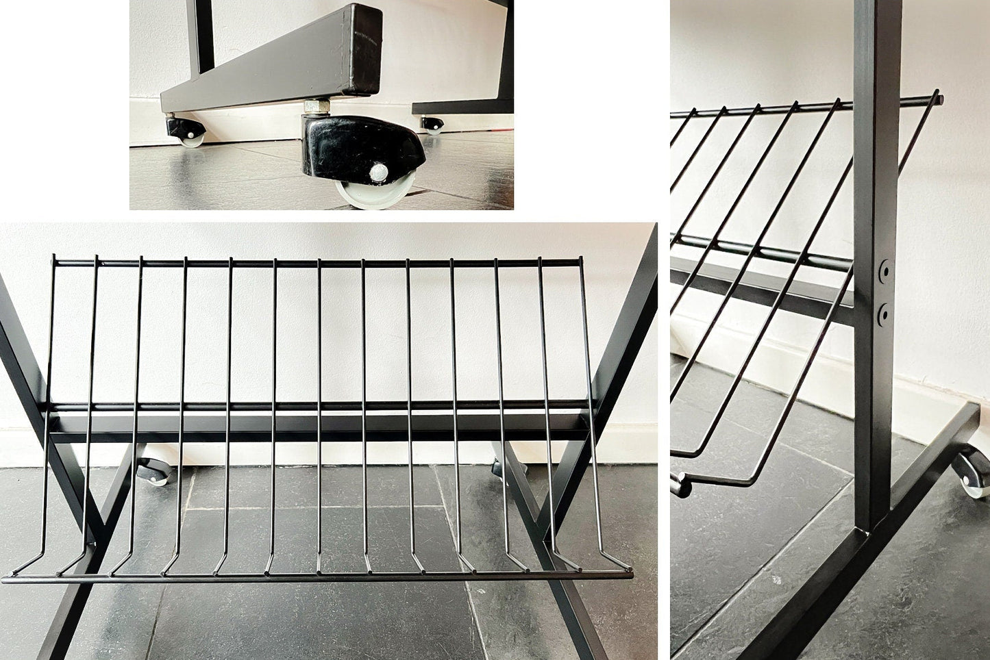 Vintage Mid-Century Wheeled TV Table / Trolley | Mid-Century Modern, 1960-70s